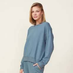 MONROW Patch Pocket Sweatshirt GREENGREY Hot